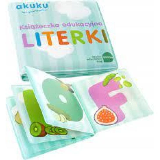 Akuku Letters Βιβλίο Μπάνιου Εκπαιδευτικό Α0475