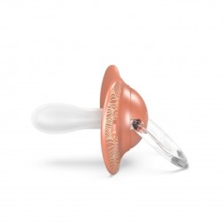 Suavinex Πιπίλα Σιλικόνης για 18+ μηνών Physio Gold Orange 307863