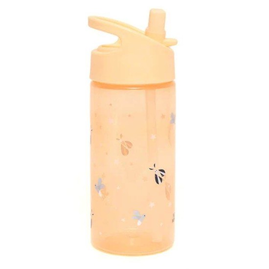 Petit Monkey Πλαστικό Παγούρι Fox & Fireflies σε Κίτρινο χρώμα 380ml PTM-DB40