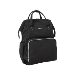 Kikka Boo Τσάντα-Αλλαξιέρα Πλάτης Siena Black - Silver 27x21x42εκ. 31108020034