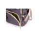 Kikka Boo Τσάντα-Αλλαξιέρα Πλάτης Siena Black - Silver 27x21x42εκ. 31108020034