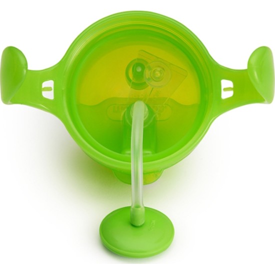 Munchkin Παιδικό Ποτηράκι με Καλαμάκι Tip & Sip Cup Green 207ml 12256