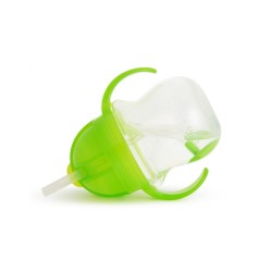 Munchkin Παιδικό Ποτηράκι με Καλαμάκι Tip & Sip Cup Green 207ml 12256