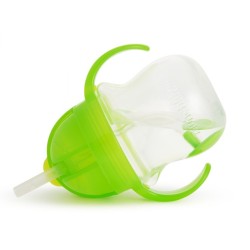 Munchkin Παιδικό Ποτηράκι με Καλαμάκι Tip & Sip Cup Green 207ml 12256