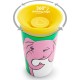Munchkin Παιδικό Ποτηράκι "Miracle 360° Wildlove Sippy" ELEPHANT από Πλαστικό Ροζ 266ml  51932