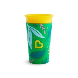 Munchkin Παιδικό Ποτηράκι "Miracle 360° Wildlove Sippy" ELEPHANT από Πλαστικό Ροζ 266ml  51932