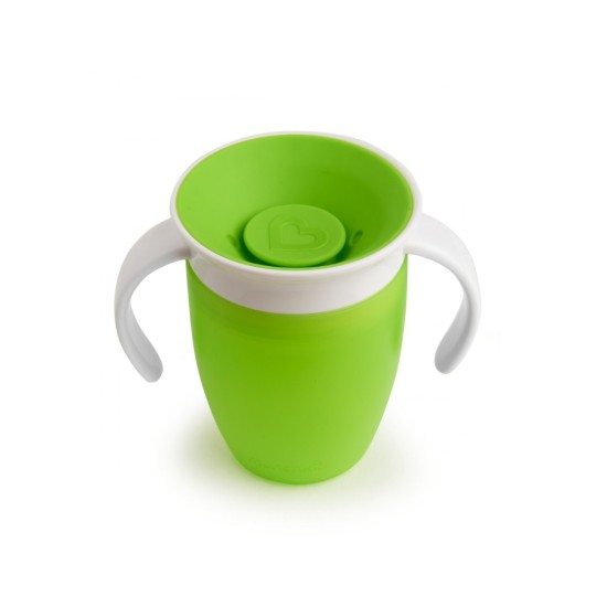 Munchkin Παιδικό Ποτηράκι "Miracle 360°" από Πλαστικό Πράσινο 207ml 12443