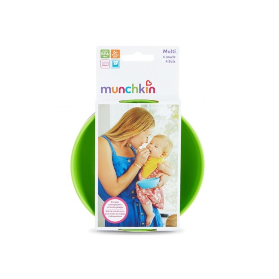Munchkin Μπωλ Φαγητού 4τμχ 51760