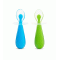 Munchkin Βρεφικό Σετ με Κουτάλια από Σιλικόνη Blue/Green 2τμχ 11220