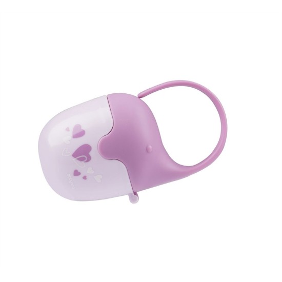 Babyono Θήκη για Πιπίλα Ελεφαντάκι Λιλά BN529/03