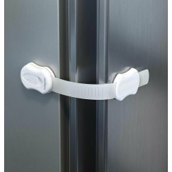 Babyono Προστατευτικά για Ντουλάπια & Συρτάρια με Αυτοκόλλητο από Πλαστικό σε Λευκό Χρώμα (4τμχ) BN944