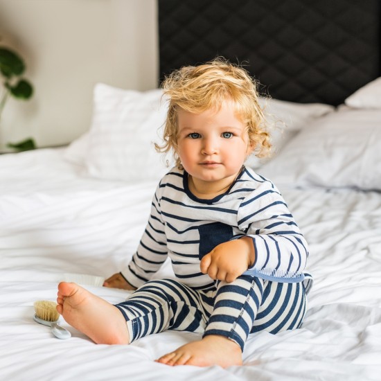 Babyono Βρεφική Βούρτσα & Χτένα Λευκή 2τμχ BN570/03