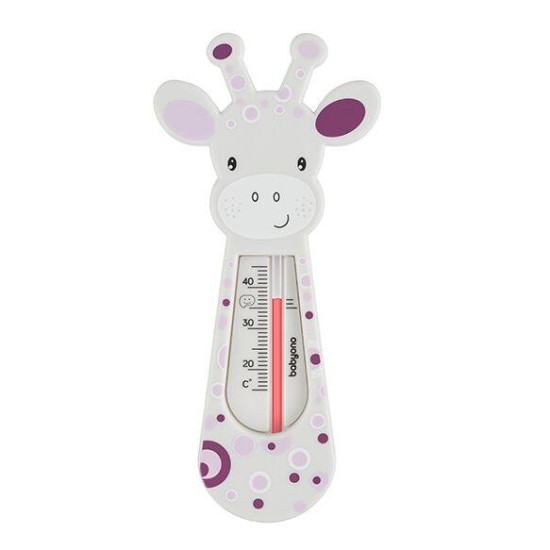 BabyOno Θερμόμετρο μπάνιου "Giraffe" Μώβ BN776/02