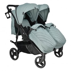 Bebe Stars Καρότσι Διδύμων Double Trouble Petrol 7901-184