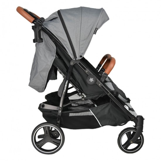 Bebe Stars Καρότσι Διδύμων Double Trouble Grey 7901-186