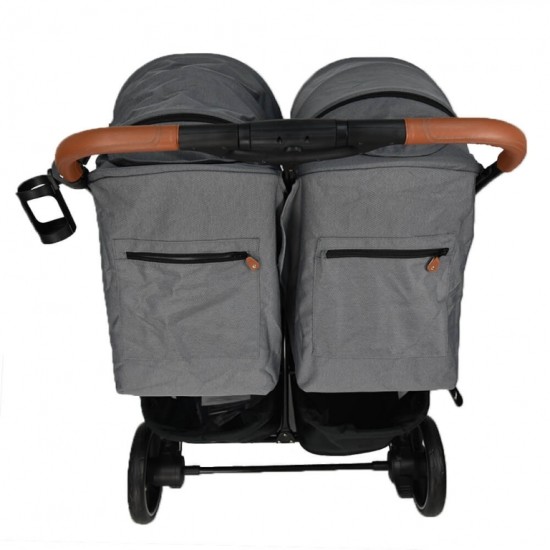 Bebe Stars Καρότσι Διδύμων Double Trouble Grey 7901-186