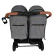 Bebe Stars Καρότσι Διδύμων Double Trouble Grey 7901-186