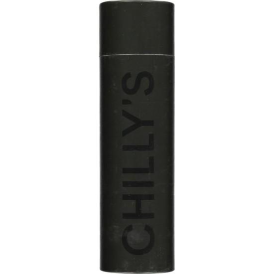Chilly's Monochrome Μπουκάλι Θερμός All Black 750ml 200410