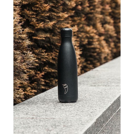 Chilly's Monochrome Μπουκάλι Θερμός All Black 750ml 200410