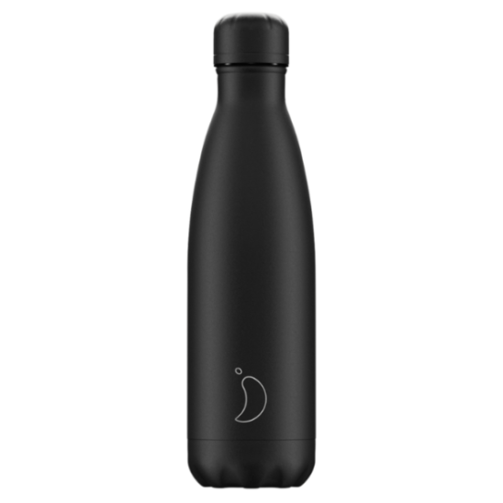 Chilly's Monochrome Μπουκάλι Θερμός All Black 750ml 200410