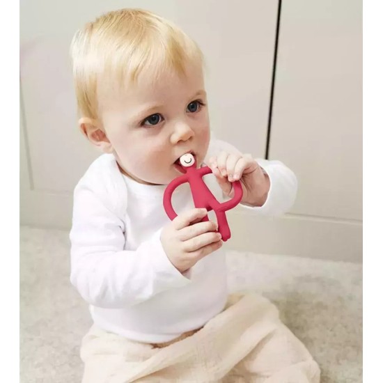 Matchstick Monkey MM TEETHING TOY Μασητικό Οδοντοφυΐας "Monkey"RED 240104