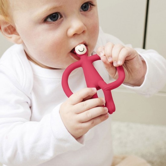 Matchstick Monkey MM TEETHING TOY Μασητικό Οδοντοφυΐας "Monkey"RED 240104