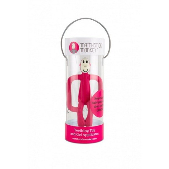 Matchstick Monkey MM TEETHING TOY Μασητικό Οδοντοφυΐας "Monkey"RED 240104