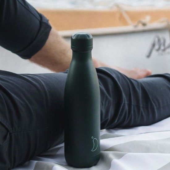 Chilly's Monochrome Μπουκάλι Θερμός All  Matte Green 750ml 207279