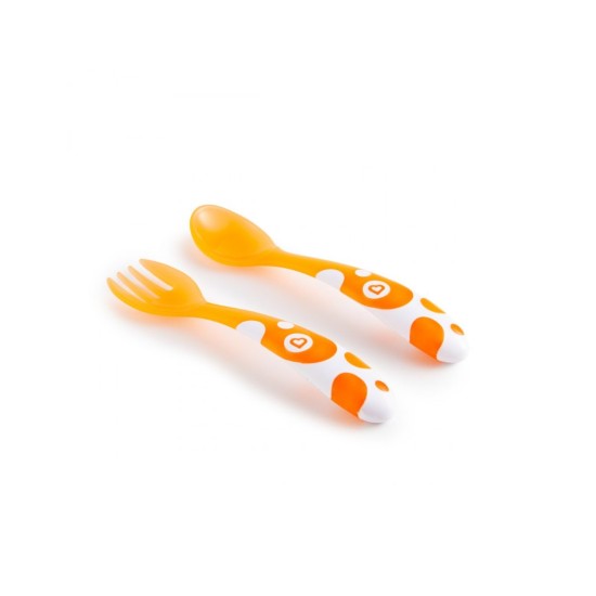 Munchkin Σετ Πηρούνια & Κουτάλια από Πλαστικό για 12+ 6τμχ 11454