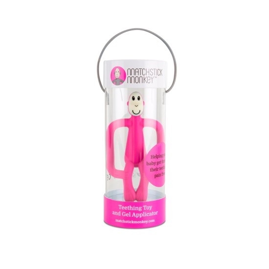 Matchstick Monkey MM TEETHING TOY Μασητικό Οδοντοφυΐας "Monkey"PINK 240103