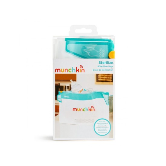 Munchkin Σακουλάκια Αποστείρωσης Μπιμπερό Μικροκυμάτων STERILIZER BAGS 11741