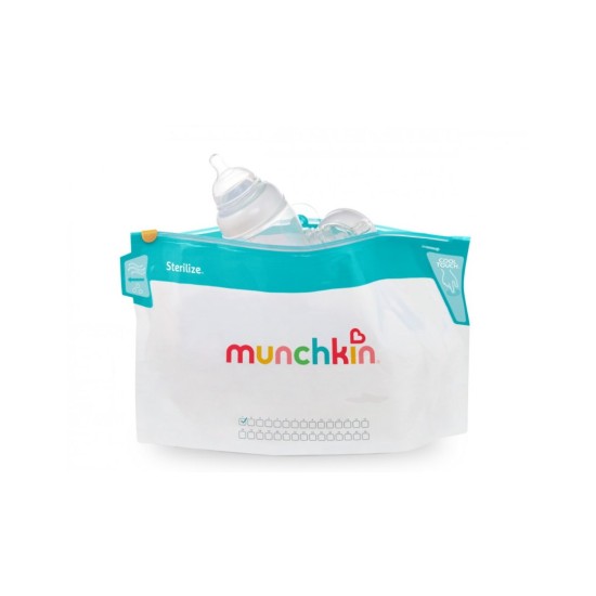 Munchkin Σακουλάκια Αποστείρωσης Μπιμπερό Μικροκυμάτων STERILIZER BAGS 11741
