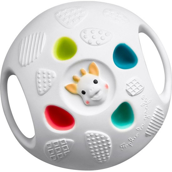 Sophie La Girafe Senso Ball So Pure Μπάλα που διεγείρει τις αισθήσεις του μωρού για 3+ Μηνών S220125