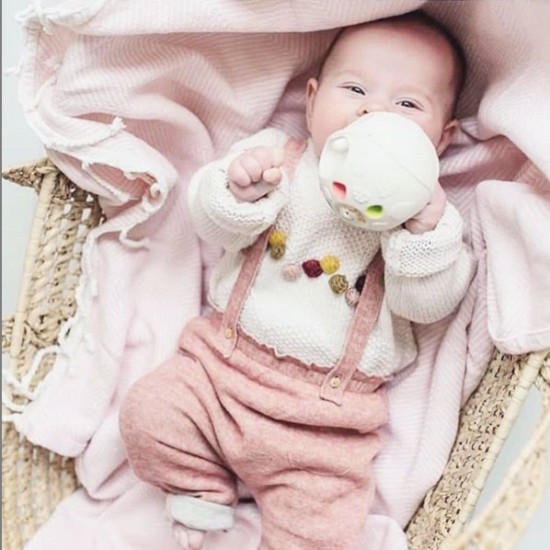 Sophie La Girafe Senso Ball So Pure Μπάλα που διεγείρει τις αισθήσεις του μωρού για 3+ Μηνών S220125