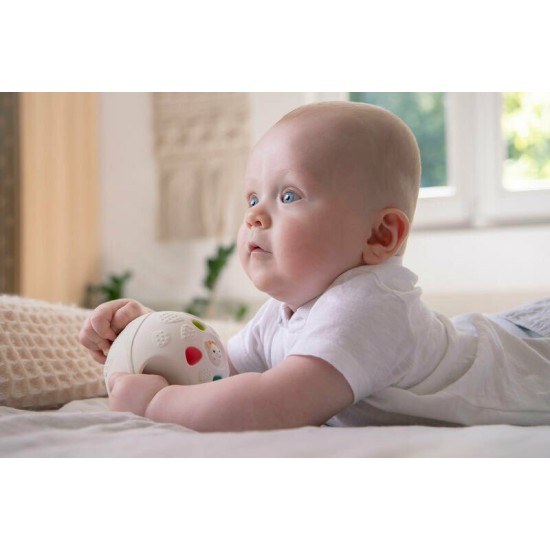 Sophie La Girafe Senso Ball So Pure Μπάλα που διεγείρει τις αισθήσεις του μωρού για 3+ Μηνών S220125