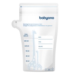 Babyono Σακουλάκια Αποθήκευσης Μητρικού Γάλακτος 180ml 30τμχ Bn1084