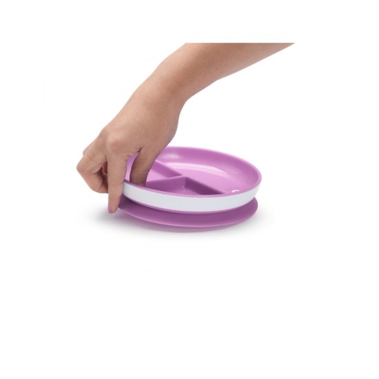 Munchkin Πιάτο Με Βεντούζα Stay Put Μωβ 11213/Purple