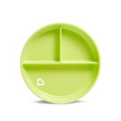 Munchkin Πιάτο Με Βεντούζα Stay Put Light Green 11213/Green