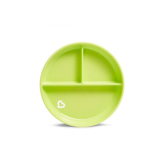Munchkin Πιάτο Με Βεντούζα Stay Put Light Green 11213/Green