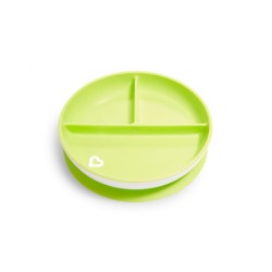 Munchkin Πιάτο Με Βεντούζα Stay Put Light Green 11213/Green