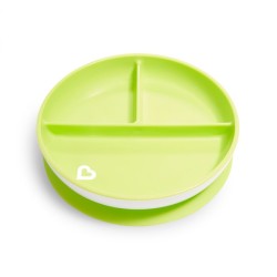 Munchkin Πιάτο Με Βεντούζα Stay Put Light Green 11213/Green