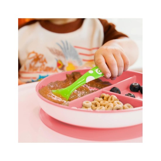 Munchkin Πιάτο Με Βεντούζα Stay Put Light Green 11213/Green