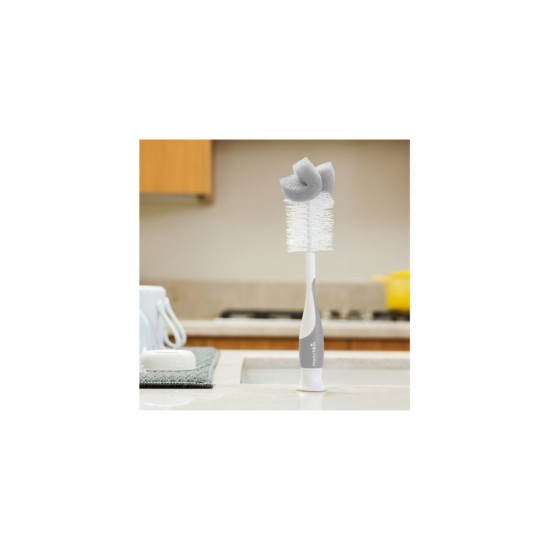 Munchkin Βούρτσα Καθαρισμού για Μπιμπερό Γκρι 11096/Grey