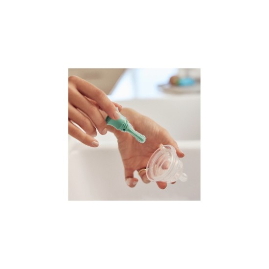 Munchkin Βούρτσα Καθαρισμού για Μπιμπερό Γκρι 11096/Grey