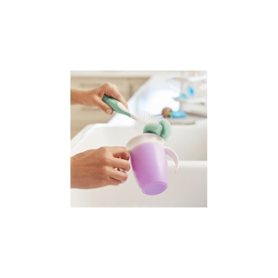 Munchkin Βούρτσα Καθαρισμού για Μπιμπερό Γκρι 11096/Grey