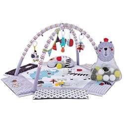 Bebe Stars Βρεφικό Γυμναστήριο Δραστηριοτήτων με 30 χρωματιστές μπάλες Zebra 100-181
