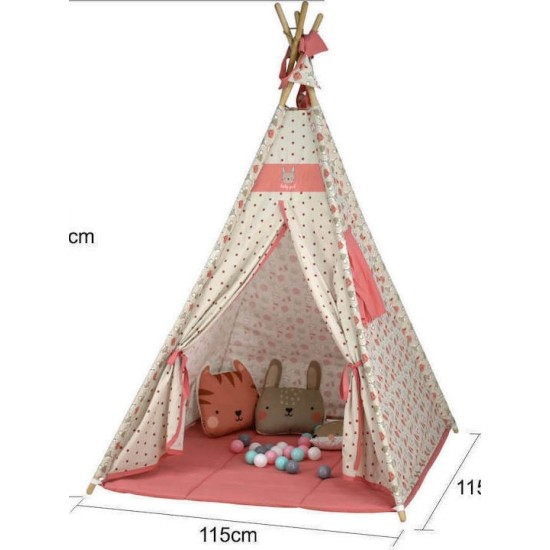 Bebe Stars Παιδική Σκηνή Ινδιάνικη Bunny με 20 μπαλες 302-185