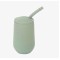 Ezpz Εκπαιδευτικό Παιδικό Ποτηράκι "Happy Cup" από Σιλικόνη+ καλαμάκι Πράσινο για 24m+ HC-S5655U