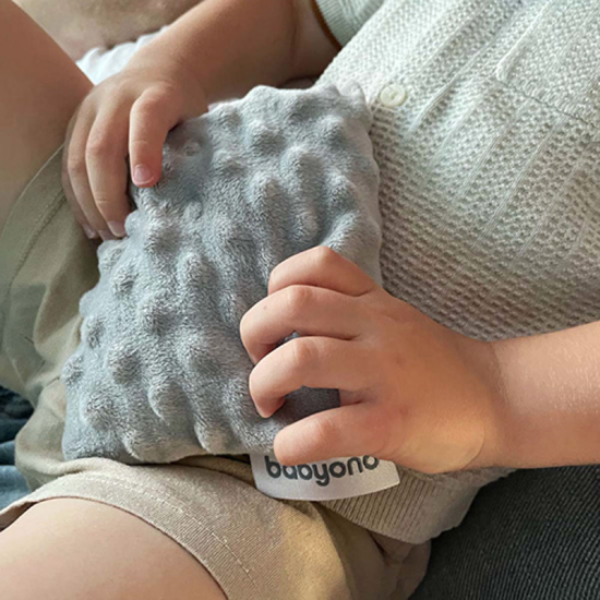 Babyono Φυσική θερμοφόρα με κουκούτσια από κεράσια και λεβάντα για κολικούς- Grey BN796/02