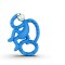 Matchstick Monkey Μασητικό Οδοντοφυΐας "Dancing Monkey" από Καουτσούκ Blue 240302